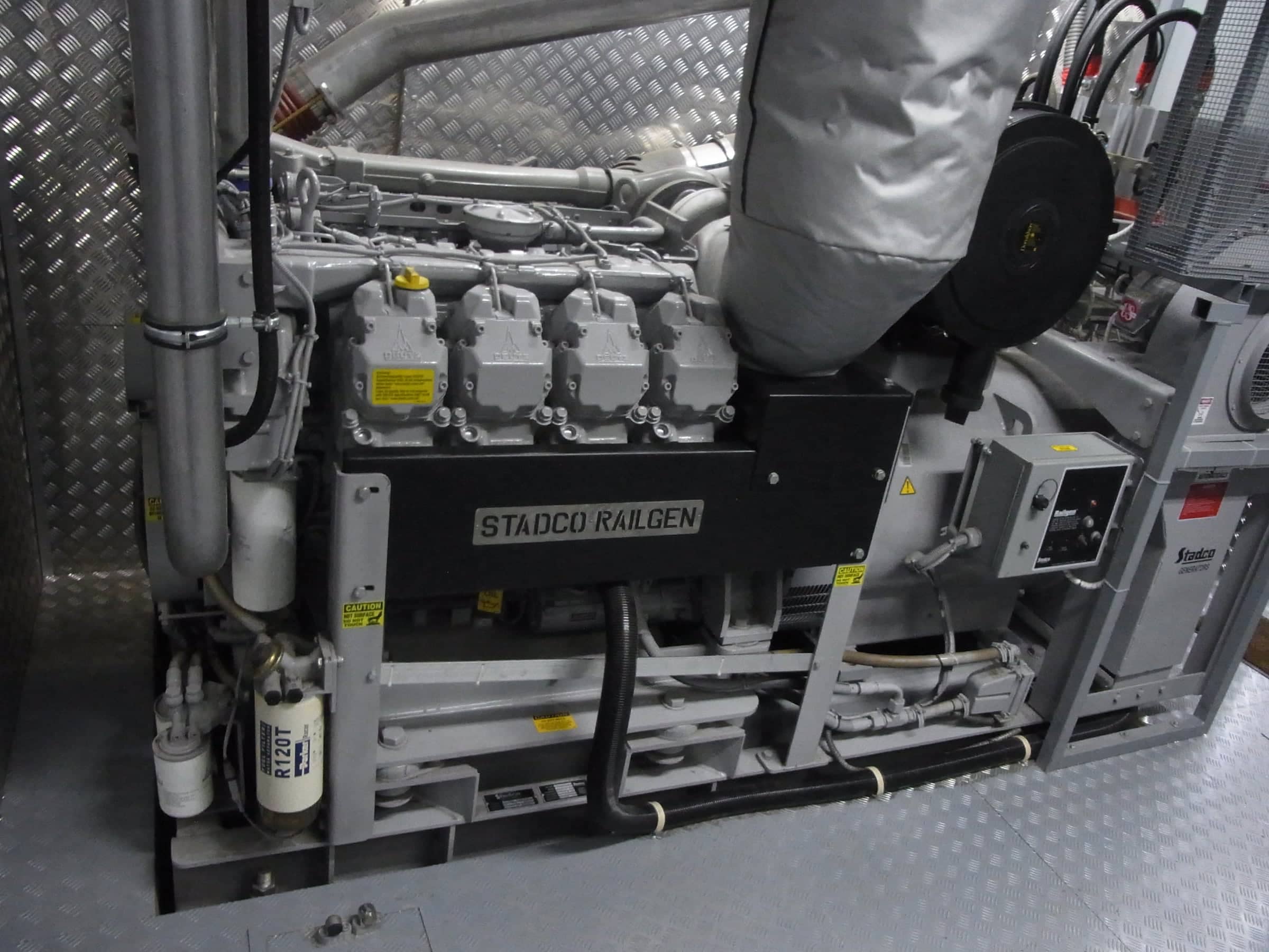 Diesel generator engine for industrial and backup power